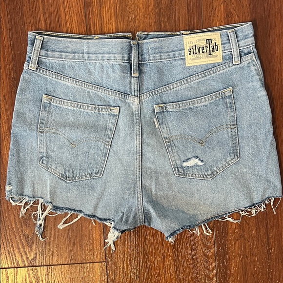 Levi's Distressed Mom Style Jean Shorts - Picture 4 of 4
